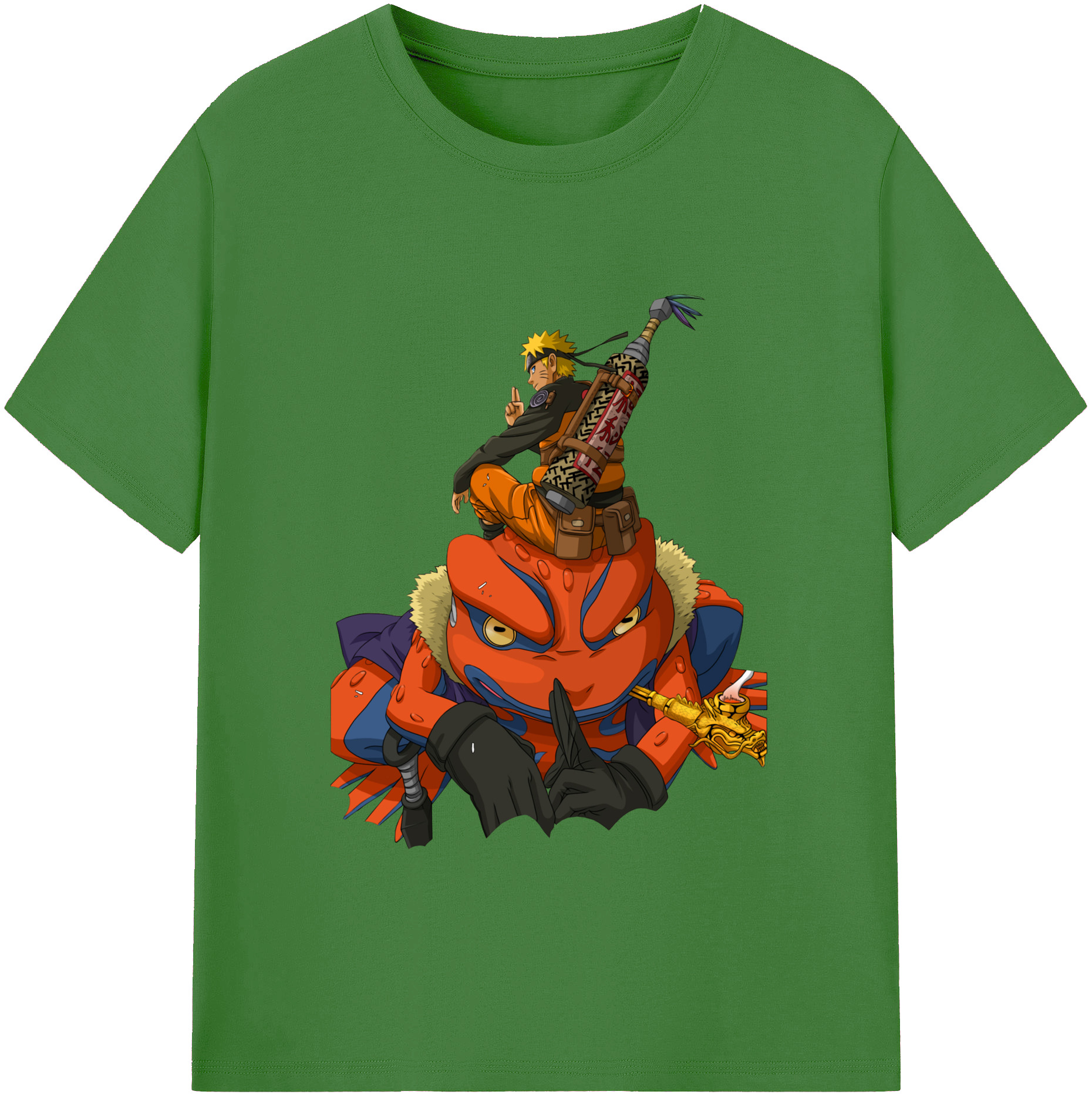 （画像用） NARUTO -ナルト- うずまき ナルト Uzumaki Naruto レディースカジュアルプリントTシャツ（綿100％）